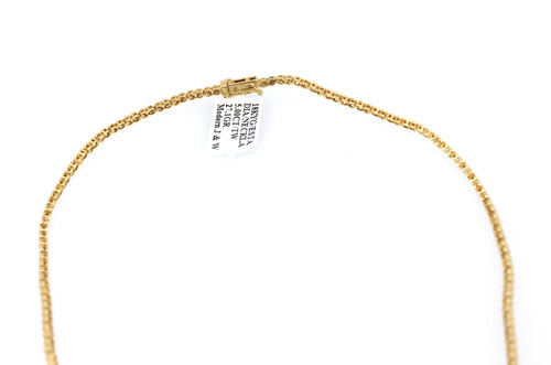 Estate 18k Yellow Gold 5.00Ct Diamond Necklace, 27.1g, S108880