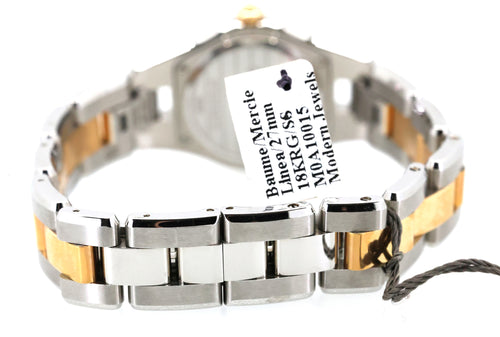 Baume & Mercier Linea 27mm MOA10015,18k Gold & Stainless Steel, S13681
