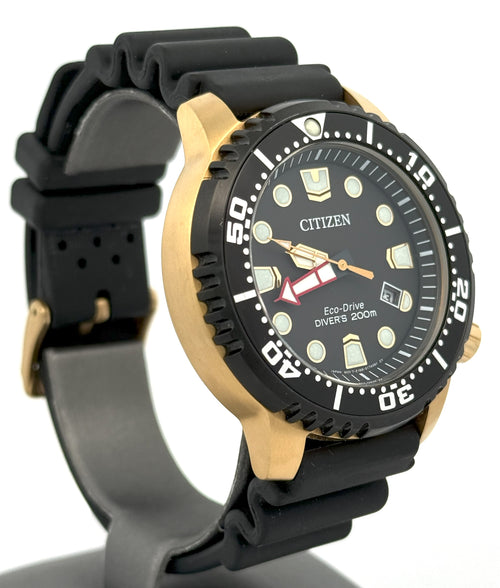 Citizen Promaster Dive Eco-Drive 44mm Gold Tone Watch, BN0152-06E