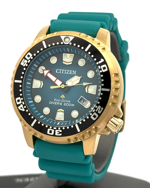 Citizen Promaster Dive Eco-Drive 44mm Gold Tone Watch,  BN0162-02X