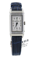 JLC Reverso One Q3288422 Quartz Stainless Steel Diamonds Monoface Watch, S16896