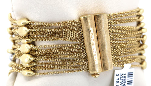 Marco Bicego 18k Yellow Gold 0.75CT Diamond Strand Chain Bracelet, 7", 49.9g, S108966