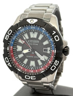Citizen Promaster GMT 44mm Black Dial Stainless Steel Watch BJ7128-59E