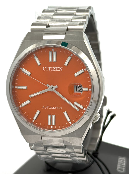 Citizen TSUYOSA Automatic Stainless Steel orange dial 40mm Watch, NJ0151-53Z