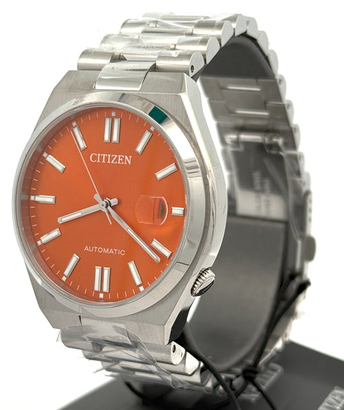 Citizen TSUYOSA Automatic Stainless Steel orange dial 40mm Watch, NJ0151-53Z