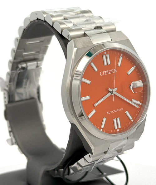 Citizen TSUYOSA Automatic Stainless Steel orange dial 40mm Watch, NJ0151-53Z