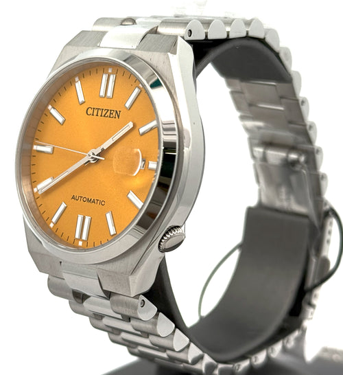 Citizen TSUYOSA Automatic Stainless Steel Yellow dial 40mm Watch NJ0150-56Z