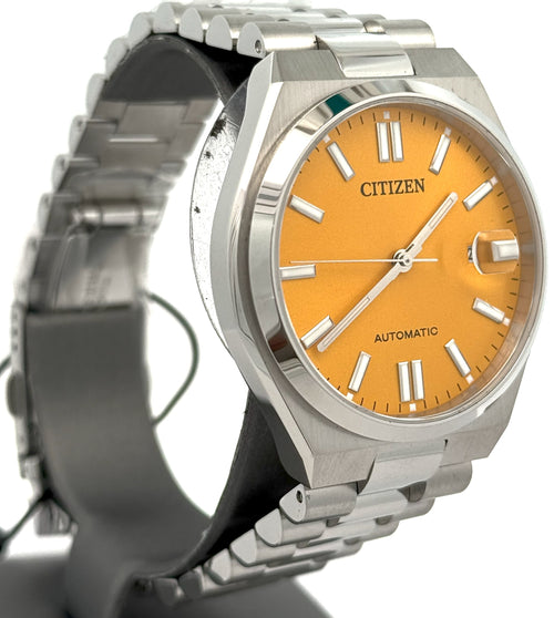 Citizen TSUYOSA Automatic Stainless Steel Yellow dial 40mm Watch NJ0150-56Z
