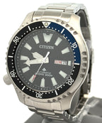 Citizen Promaster Dive Automatic 44mm Black Dial Stainless Steel Watch NY0159-57E