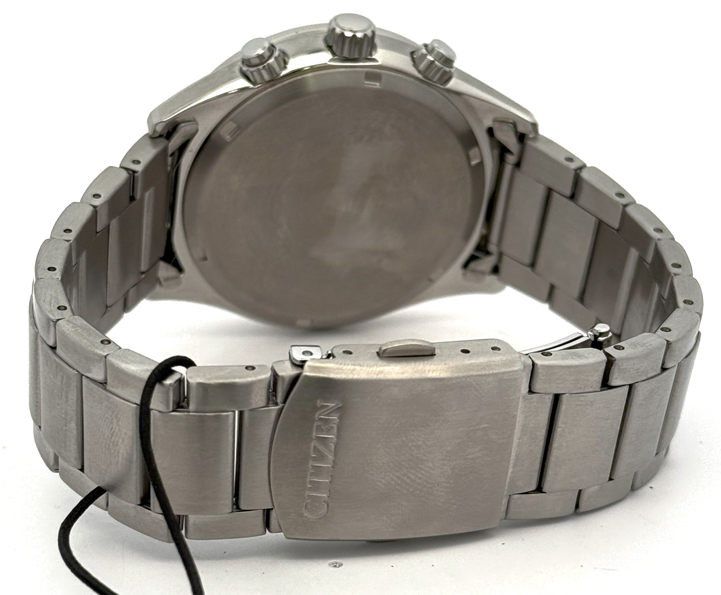 Citizen Eco Drive Chronograph Stainless steel 43mm Green Dial Watch CA