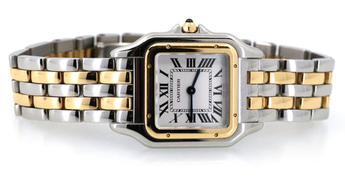 Cartier Panthere Medium Model Quartz 18k Yellow Gold/Steel Ladies Watch, S108936 (Pre - owned)