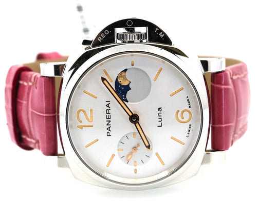 Panerai Luminor Due Luna 38mm White Dial Watch (PAM01180), S15907