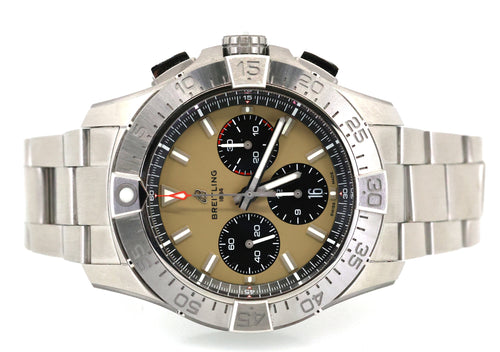BREITLING Avenger B01 Chronograph Automatic 44MM Tan Dial Men's Watch AB0147101A1A1, S16934