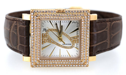 Boucheron La Carree 18k Gold Diamond Watch, Box/Papers