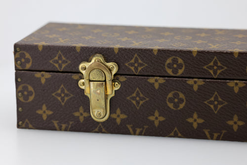 Louis Vuitton Monogram Accessory Case Jewelry Box LV Auth (Pre-owned)