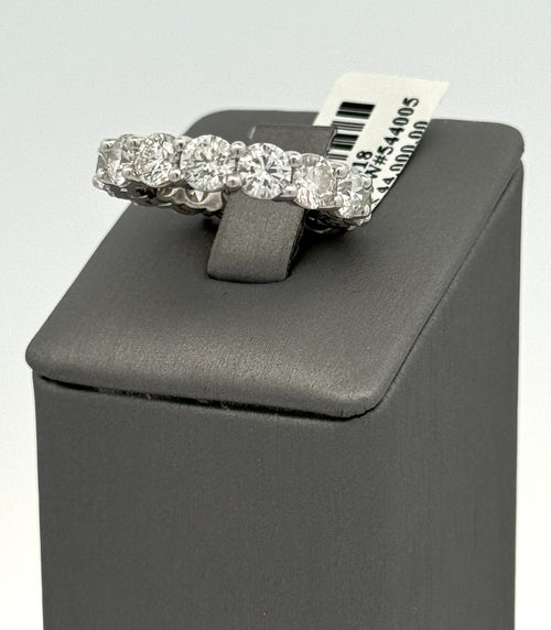 Platinum 5.00 CT Diamond Ladies Ring, 9.9gm, size 7,  S108518