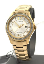 Citizen Crystal Eco Drive 30MM Ladies Watch, FE1147-79P