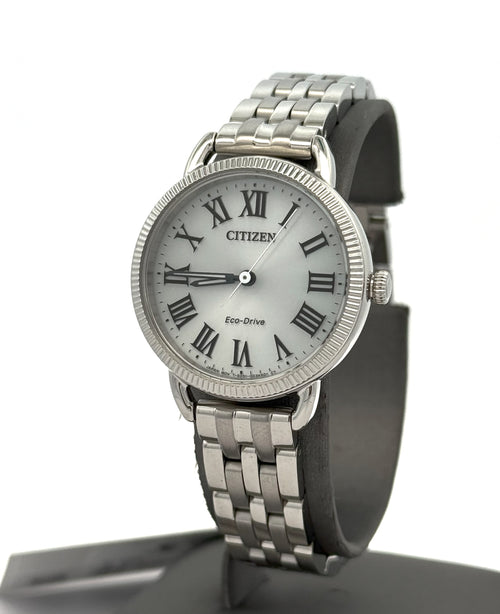 Citizen Classic Coin Edge 29 MM Stainless Steel Ladies Watch, EM1050-56A