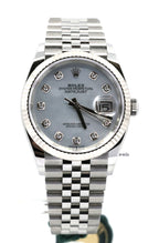 Rolex Datejust 36mm Steel & White Gold 126234-0020 Mother-of-pearl Dial,(Pre-owned)
