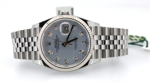 Rolex Datejust 36mm Steel & White Gold 126234-0020 Mother-of-pearl Dial,(Pre-owned)