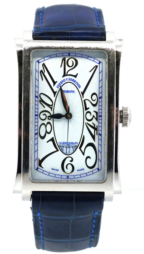 Cuervo y Sobrinos Prominente Solo Tempo A1012 Automatic Men's Watch (Pre-owned)