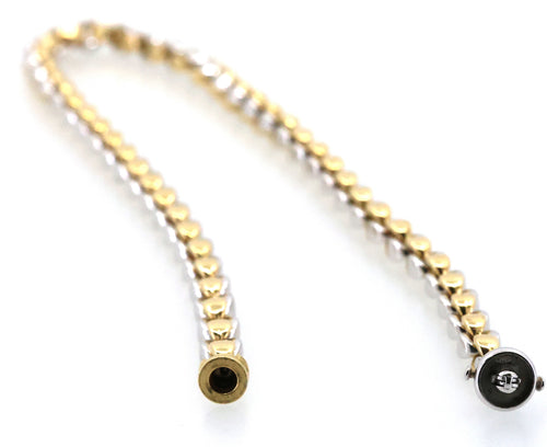 18k Two Tone Gold Chain Necklace 41.9g, 17in