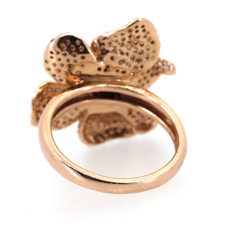 Pave Rose by EFFY Diamond Ring (1-1/8ct.t.w.) in 14k Rose Gold