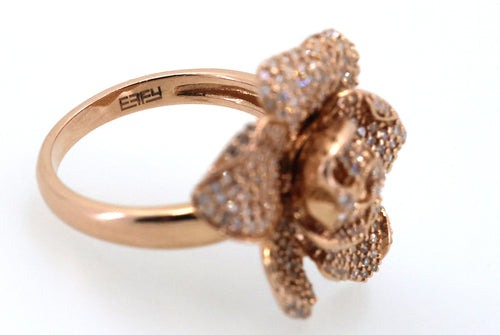 Pave Rose by EFFY Diamond Ring (1-1/8ct.t.w.) in 14k Rose Gold
