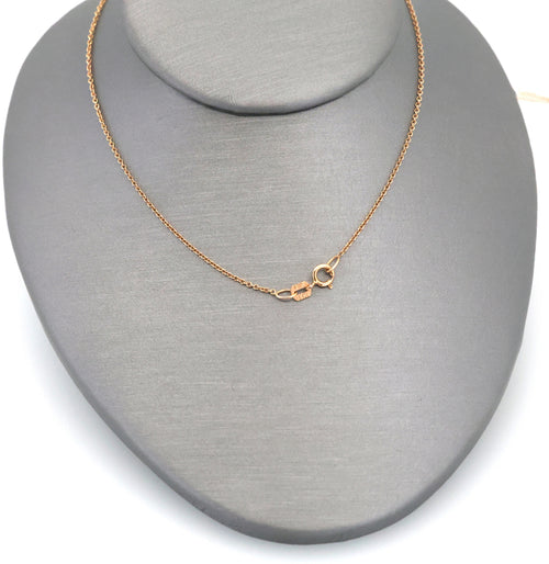0.75CTW Diamond Rose Flower Pendant Necklace 14K Rose Gold 18" Cable Chain