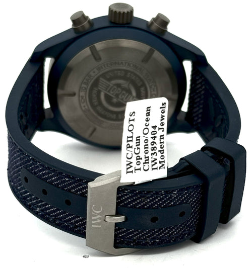 IWC Pilot's Watch Chronograph 41 TOP GUN Oceana - IW389404 - BLUE