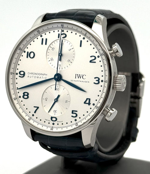 IWC Portugieser Chrono Automatic 41 mm Watch - White Dial - IW371605