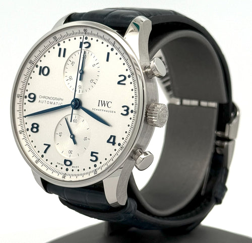 IWC Portugieser Chrono Automatic 41 mm Watch - White Dial - IW371605