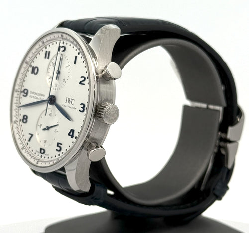 IWC Portugieser Chrono Automatic 41 mm Watch - White Dial - IW371605
