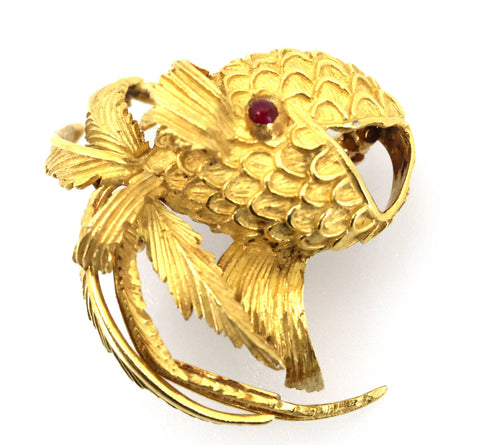 Henry Dunay Ladies Fish Brooch or Pin 17.6g, S109028
