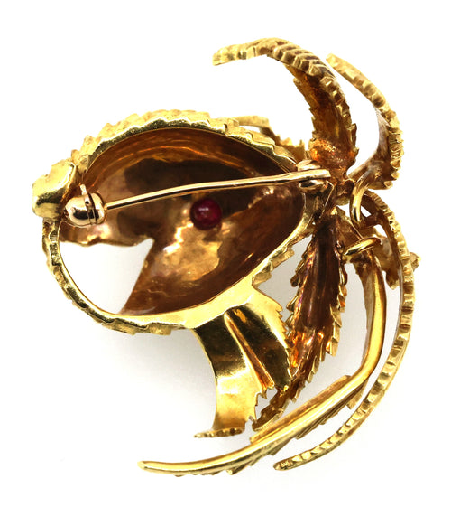 Henry Dunay Ladies Fish Brooch or Pin 17.6g, S109028