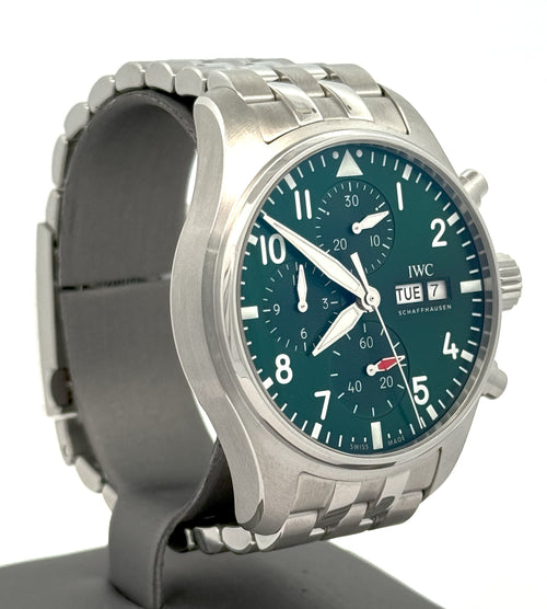IWC PILOT’S WATCH CHRONOGRAPH 41MM - IW388104 - GREEN