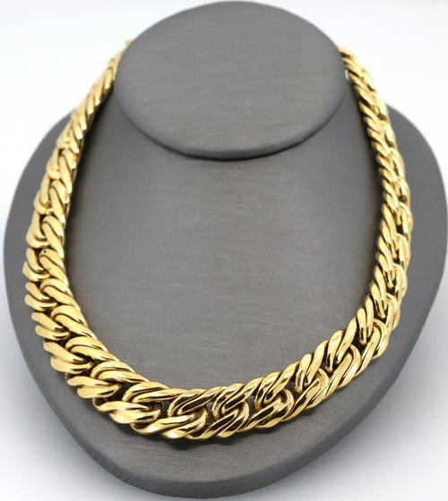 14k Yellow Gold Ladies Fancy Necklace, 39.1g, 17", S107101