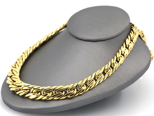 14k Yellow Gold Ladies Fancy Necklace, 39.1g, 17", S107101