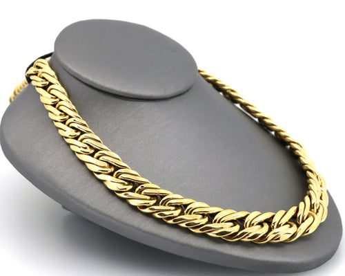14k Yellow Gold Ladies Fancy Necklace, 39.1g, 17", S107101