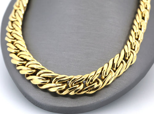 14k Yellow Gold Ladies Fancy Necklace, 39.1g, 17", S107101