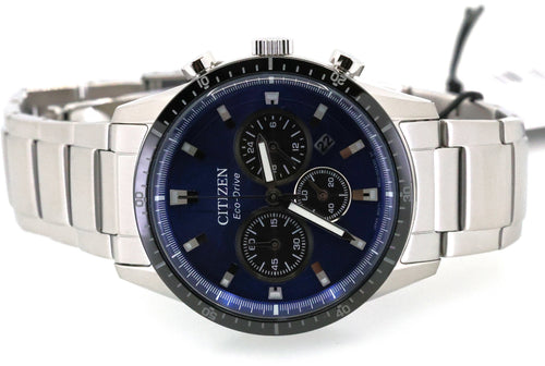 Citizen CA4624-56L Eco-Drive Chronograph 39mm Men's Watch, Box/Card