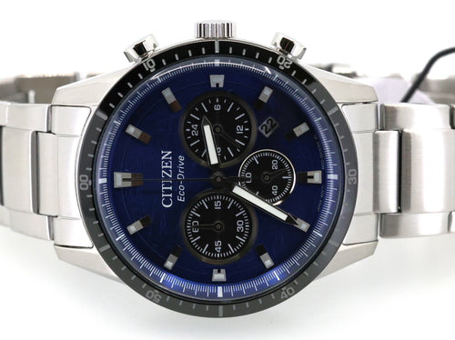 Citizen CA4624-56L Eco-Drive Chronograph 39mm Men's Watch, Box/Card