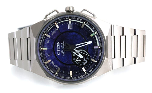 Citizen CC3097-52L Satellite Wave X GPS Super Titanium Blue Dial, Box/Card