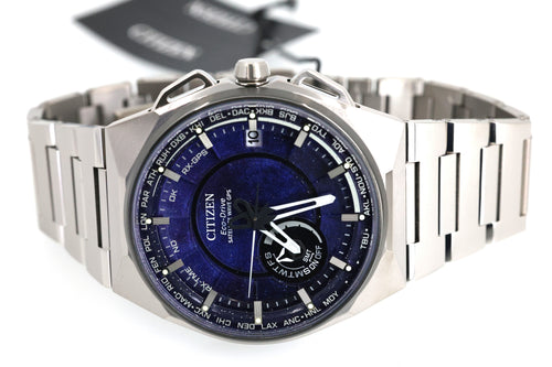 Citizen CC3097-52L Satellite Wave X GPS Super Titanium Blue Dial, Box/Card