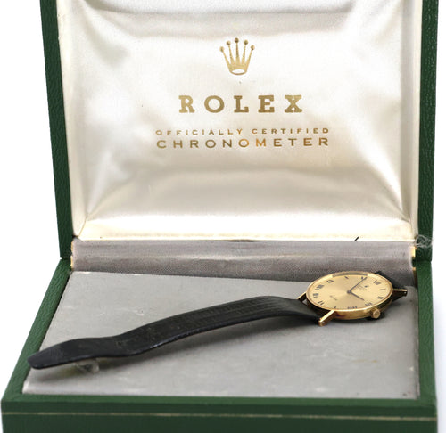 Rolex Cellini 3833 Manual Wind 14k Yellow Gold Watch 31mm ( Pre-owned)