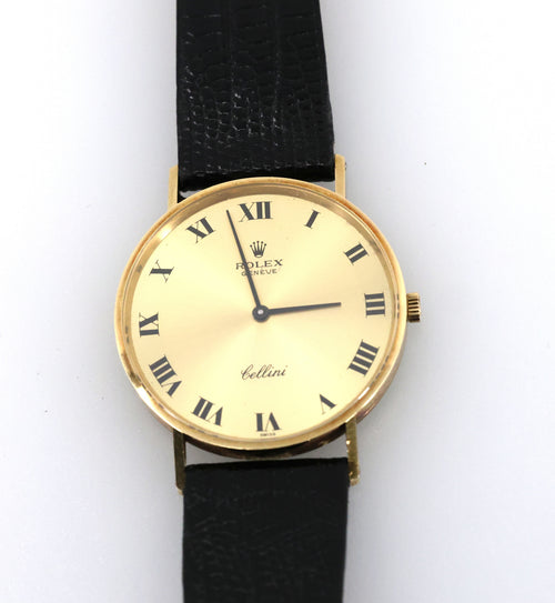 Rolex Cellini 3833 Manual Wind 14k Yellow Gold Watch 31mm ( Pre-owned)