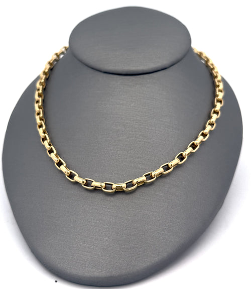 Roberto Coin 18k Yellow Gold Fine Gauge Square Link Chain 5310136AY170