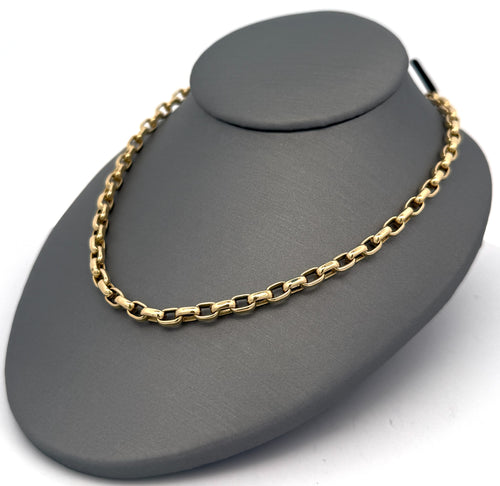 Roberto Coin 18k Yellow Gold Fine Gauge Square Link Chain 5310136AY170