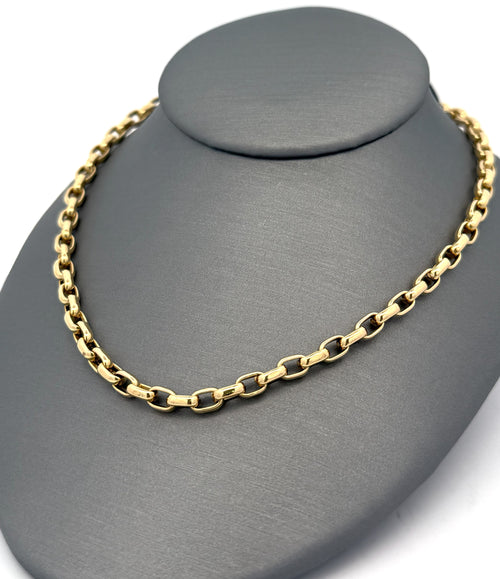Roberto Coin 18k Yellow Gold Fine Gauge Square Link Chain 5310136AY170