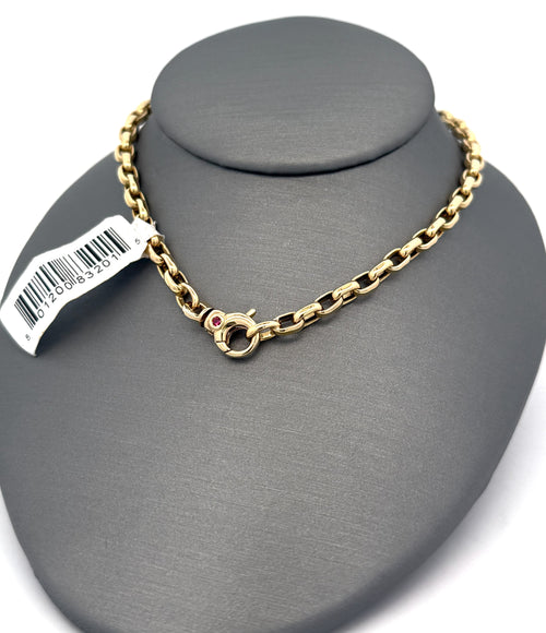 Roberto Coin 18k Yellow Gold Fine Gauge Square Link Chain 5310136AY170